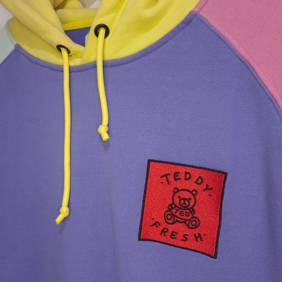 Teddy Fresh Colorful Men's Hoodie - Picture 10 of 11